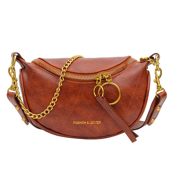 Double Zip Crossbody Bag