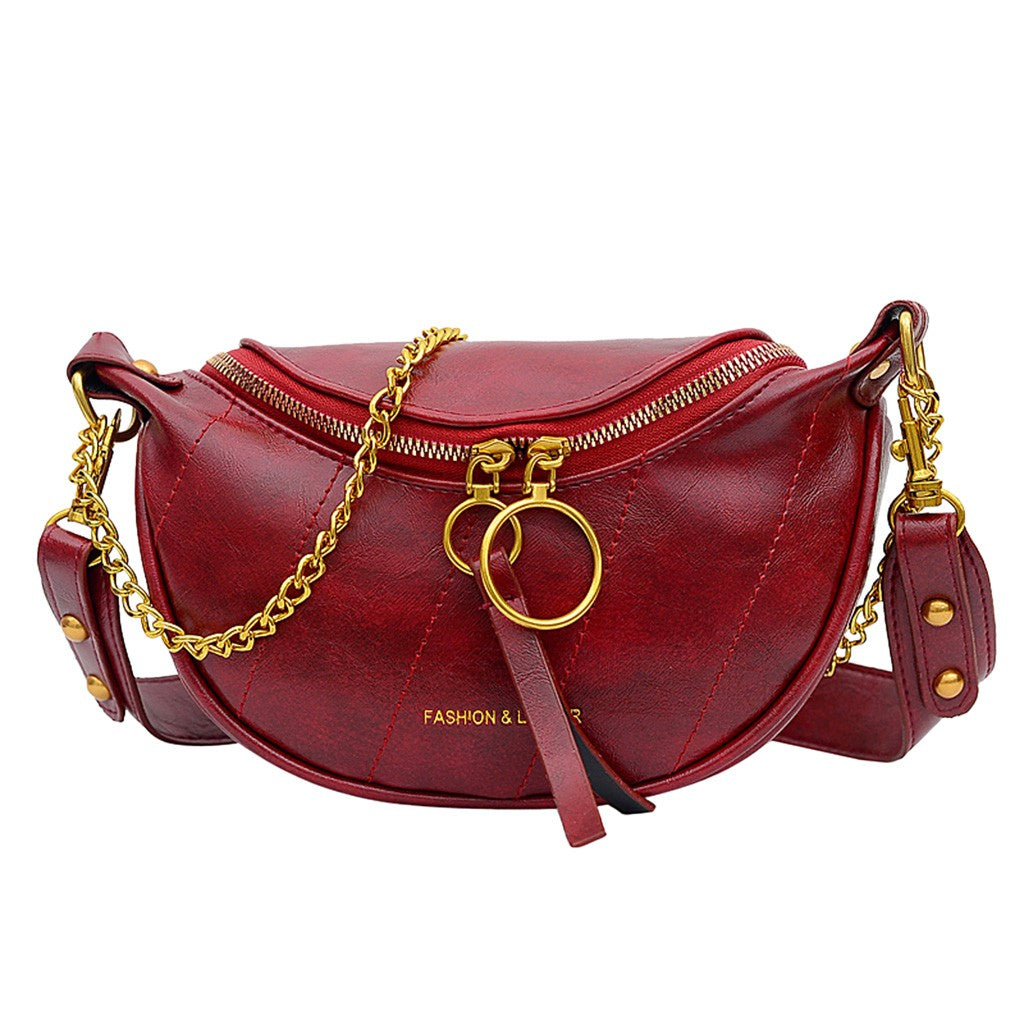 Double Zip Crossbody Bag