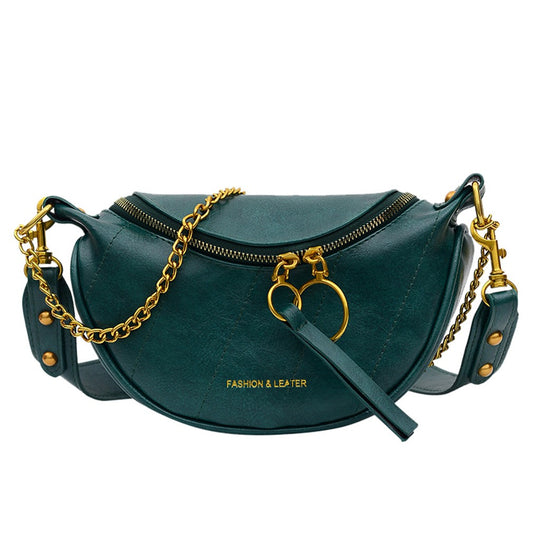 Double Zip Crossbody Bag