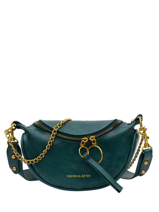 Double Zip Crossbody Bag